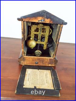 Antique Working Seth Thomas Mantle Clock Dana No. 3 89 C Adamantine Made In USA