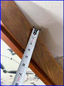 Antique art deco style Seth Thomas oak wall clock regulator working school