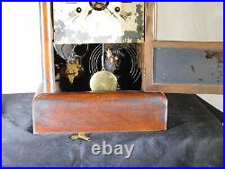 Antique c1850 Seth Thomas Desk-Mantle Wood Case Clock