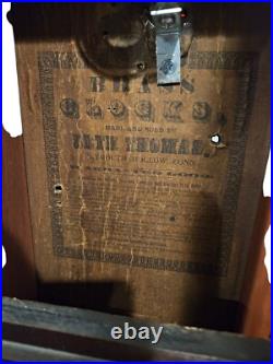 Antique mid 1800s Seth Thomas ROSEWOOD OGEE Mantle