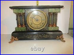 Antique seth thomas adamantine mantle clock
