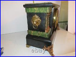 Antique seth thomas adamantine mantle clock