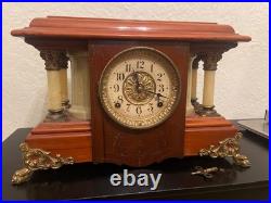 Antique seth thomas mantle clock patented 1880 with key