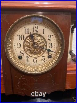 Antique seth thomas mantle clock patented 1880 with key