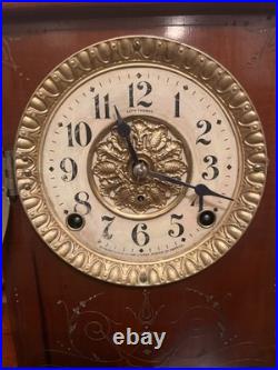 Antique seth thomas mantle clock patented 1880 with key