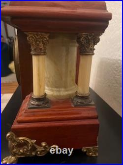 Antique seth thomas mantle clock patented 1880 with key