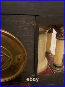Antique seth thomas mantle clock patented 1880 with key