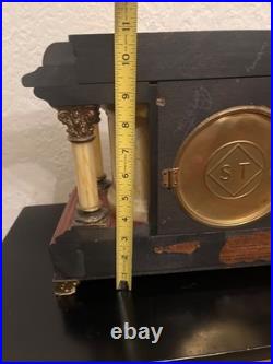 Antique seth thomas mantle clock patented 1880 with key