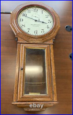 Ball's Watch Co. Seth Thomas Standard Regulator Clock Rare Antique USA AM