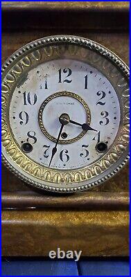 Beautiful 1890's antique Seth Thomas adamantine mantle clock