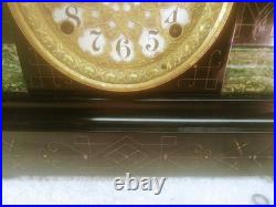 Beautiful ANTIQUE SETH THOMAS ADAMANTINE MANTLE Clock Good running order