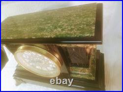 Beautiful ANTIQUE SETH THOMAS ADAMANTINE MANTLE Clock Good running order