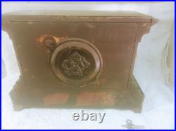 Beautiful ANTIQUE SETH THOMAS ADAMANTINE MANTLE Clock Good running order