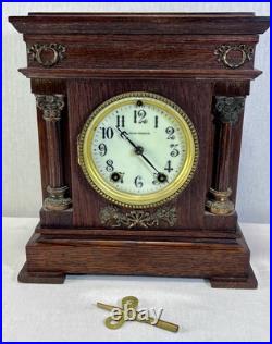 Beautiful Antique Seth Thomas City Series Cordova Mantel Clock