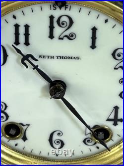 Beautiful Antique Seth Thomas City Series Cordova Mantel Clock