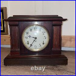 Beautiful Antique Seth Thomas Rosewood Mantle Clock 1920s