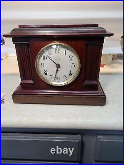 Beautiful Antique Seth Thomas Rosewood Mantle Clock 1920s Serviced, working