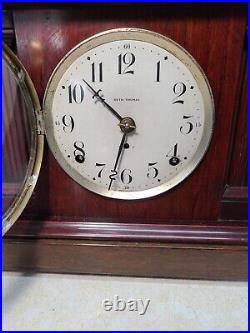 Beautiful Antique Seth Thomas Rosewood Mantle Clock 1920s Serviced, working