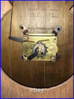Beautiful Double Dial, Calendar, time, strike Clock, Walnut Case Beautiful Double Dial, Calendar, time, strike Clock, Walnut Case