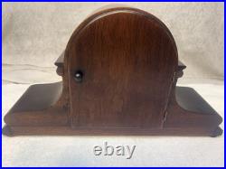 Beautiful Seth Thomas Mantel Mantle Pembroke Ships Bell Clock 1/2 Hour Ca 1921