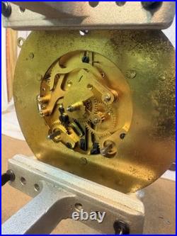 Beautiful Seth Thomas Mantel Mantle Pembroke Ships Bell Clock 1/2 Hour Ca 1921