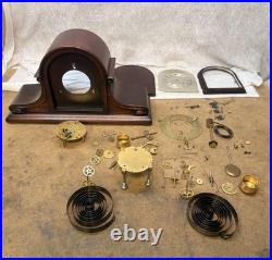 Beautiful Seth Thomas Mantel Mantle Pembroke Ships Bell Clock 1/2 Hour Ca 1921