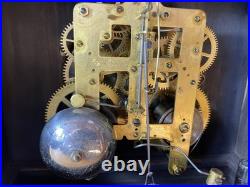 Beautiful Seth Thomas Rosewood Adamantine Scarce 1/2 hour bell strike VIDEO
