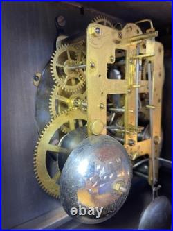 Beautiful Seth Thomas Rosewood Adamantine Scarce 1/2 hour bell strike VIDEO