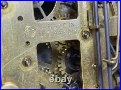 Beautiful Seth Thomas Rosewood Adamantine Scarce 1/2 hour bell strike VIDEO