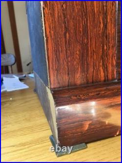 Beautiful Seth Thomas Rosewood Adamantine Scarce 1/2 hour bell strike VIDEO