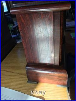 Beautiful Seth Thomas Rosewood Adamantine Scarce 1/2 hour bell strike VIDEO