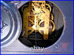 Beautiful Vintage Seth Thomas Adamantine Clock. Late 1800s SERVICED
