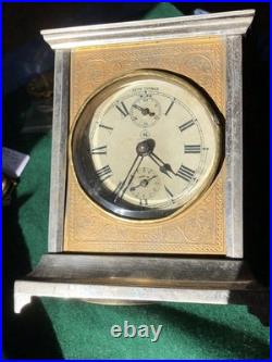 C. 1899 Extremely rare and complete working? Seth Thomas Carriage Alarm Clock C. 1899 Extremely rare and complete working? Seth Thomas Carriage Alarm Clock