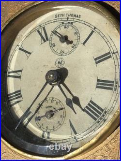 C. 1899 Extremely rare and complete working? Seth Thomas Carriage Alarm Clock C. 1899 Extremely rare and complete working? Seth Thomas Carriage Alarm Clock