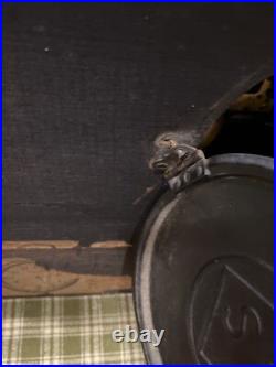 C 1906 Seth Thomas White Adamantine Bronze 6 Column Mantle Clock Model No 295 F