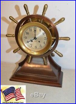 Chelsea Mariner 6 Dial Ship's Bell Strike Clock Superb Model Special Price