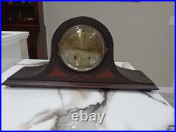Circa 1920 Seth Thomas No. 120 8 Day Time & Strike Mahogany Tambour Mantle Clock