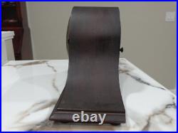 Circa 1920 Seth Thomas No. 120 8 Day Time & Strike Mahogany Tambour Mantle Clock