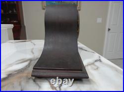 Circa 1920 Seth Thomas No. 120 8 Day Time & Strike Mahogany Tambour Mantle Clock