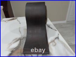 Circa 1920 Seth Thomas No. 120 8 Day Time & Strike Mahogany Tambour Mantle Clock
