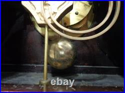 Circa 1920 Seth Thomas No. 120 8 Day Time & Strike Mahogany Tambour Mantle Clock