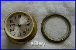 DANIEL J MORRELL/Dennis Hale Artifact-Brass Seth Thomas 1935 Pilothouse Clock