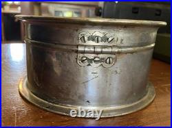 Early 1900s SETH THOMAS Antique Maritime Ships Clock Brass Nickel Roman Numeral