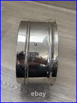 Early Antique Seth Thomas Maritime Ships Clock Nickel Finish Working