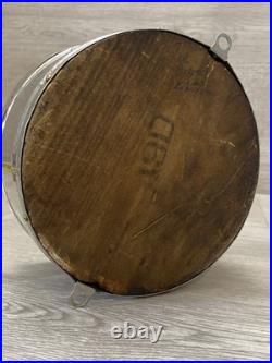 Early Antique Seth Thomas Maritime Ships Clock Nickel Finish Working