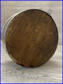 Early Antique Seth Thomas Maritime Ships Clock Nickel Finish Working