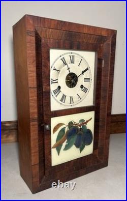 Early Seth Thomas Miniature ROSEWOOD OGEE Mantle Parlor Cottage Clock Early Seth Thomas Miniature ROSEWOOD OGEE Mantle Parlor Cottage Clock