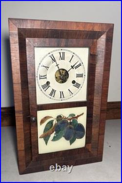 Early Seth Thomas Miniature ROSEWOOD OGEE Mantle Parlor Cottage Clock Early Seth Thomas Miniature ROSEWOOD OGEE Mantle Parlor Cottage Clock