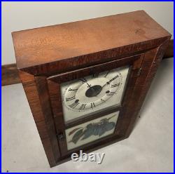 Early Seth Thomas Miniature ROSEWOOD OGEE Mantle Parlor Cottage Clock Early Seth Thomas Miniature ROSEWOOD OGEE Mantle Parlor Cottage Clock
