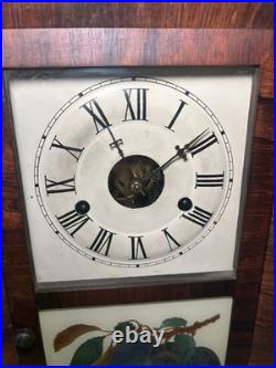 Early Seth Thomas Miniature ROSEWOOD OGEE Mantle Parlor Cottage Clock Early Seth Thomas Miniature ROSEWOOD OGEE Mantle Parlor Cottage Clock
